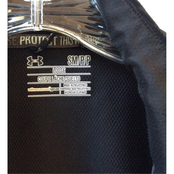 UNDER ARMOUR MENS SM BLACK LOOSE FIT FULL ZIP POLYESTER JACKET ALL SEASON GEAR - Picture 5 of 8